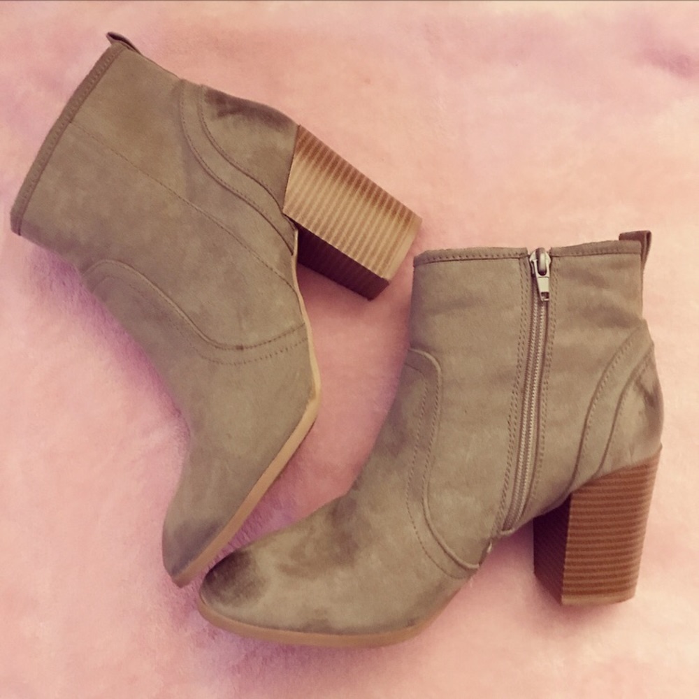brown booties